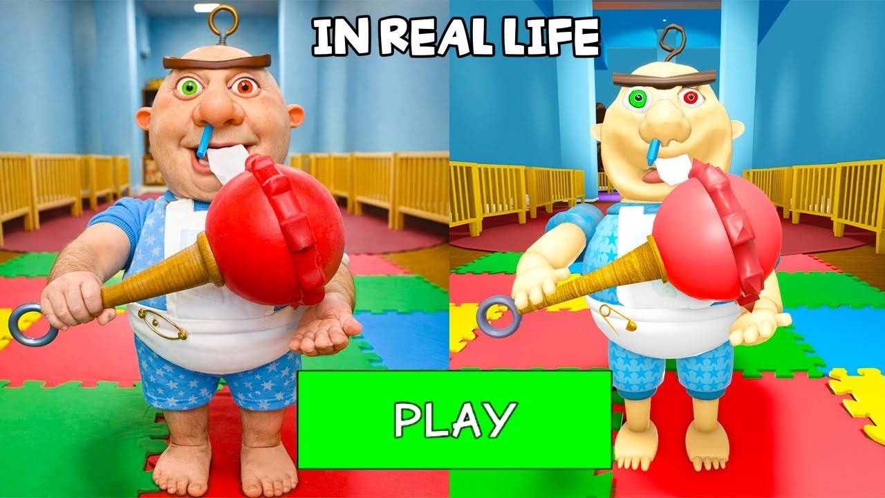 ESCAPE BABY BOBBY DAYCARE IN REAL LIFE! OBBY Full Gameplay #Roblox