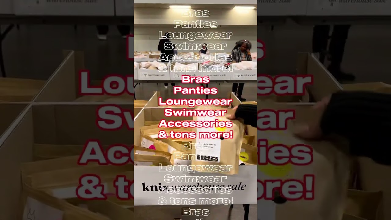 Up to 70% off at Knix Toronto Warehouse Sale (May 24-28) 