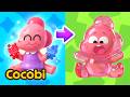 Ate Too Many Gummies, Turned Into A Gummy Bear!😱 | Songs for Kids | Cocobi