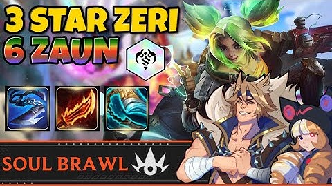⭐⭐⭐ SHIMMER INJECTOR ZERI CARRIES 6 ZAUN! | TeamfightTactics Soul Brawl Gameplay | Patch 13.14b