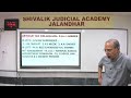 Lecture by Mr. R L Chohan Retd. Judge on “Collegium”