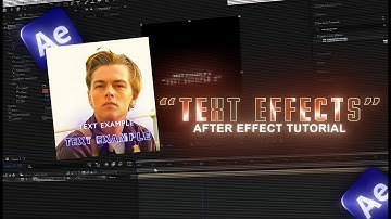 How To Create Trending Text Effects" like Juraij | After effect Text Tutorial