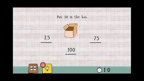 Logic Master 1 - Mind Twist Level 116 Solution | Put 50 in the box