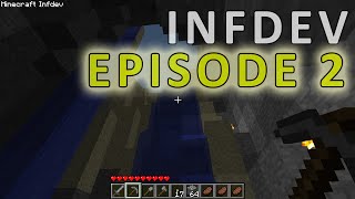 KAL Plays Minecraft Infdev - EPISODE 2: The Cave! | Pesky Spider!