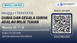 IBADAH Minggu 1 TRINITATIS | Pdt. Keyboard S. Munthe. M.Th | MINGGU, 10 MEI 2026 | PUKUL 07.00 WIB
