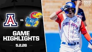 Arizona vs. Kansas Highlights (5.2.26) | 2026 Big 12 Baseball