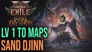 Disciple of varashta Sand Djinn from lv 1 to Maps Fullrun - Path of exile 2