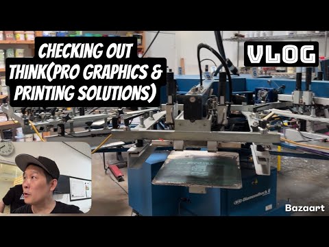 Checking out THINK (pro graphics & printing solutions) VLOG