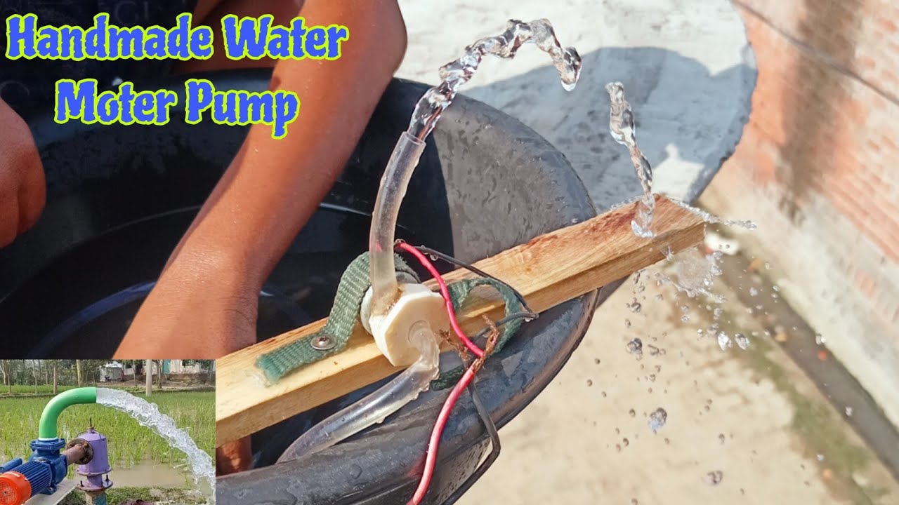 How To Make Mini Powerfull Water Pump At Home|| Mini Water Pump With DC Motor Science Project 
