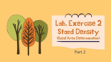 FRM 4 - Lab. Exercise 2 - Stand Density - Basal Area Determination using the Bitterlich Method Pt-2