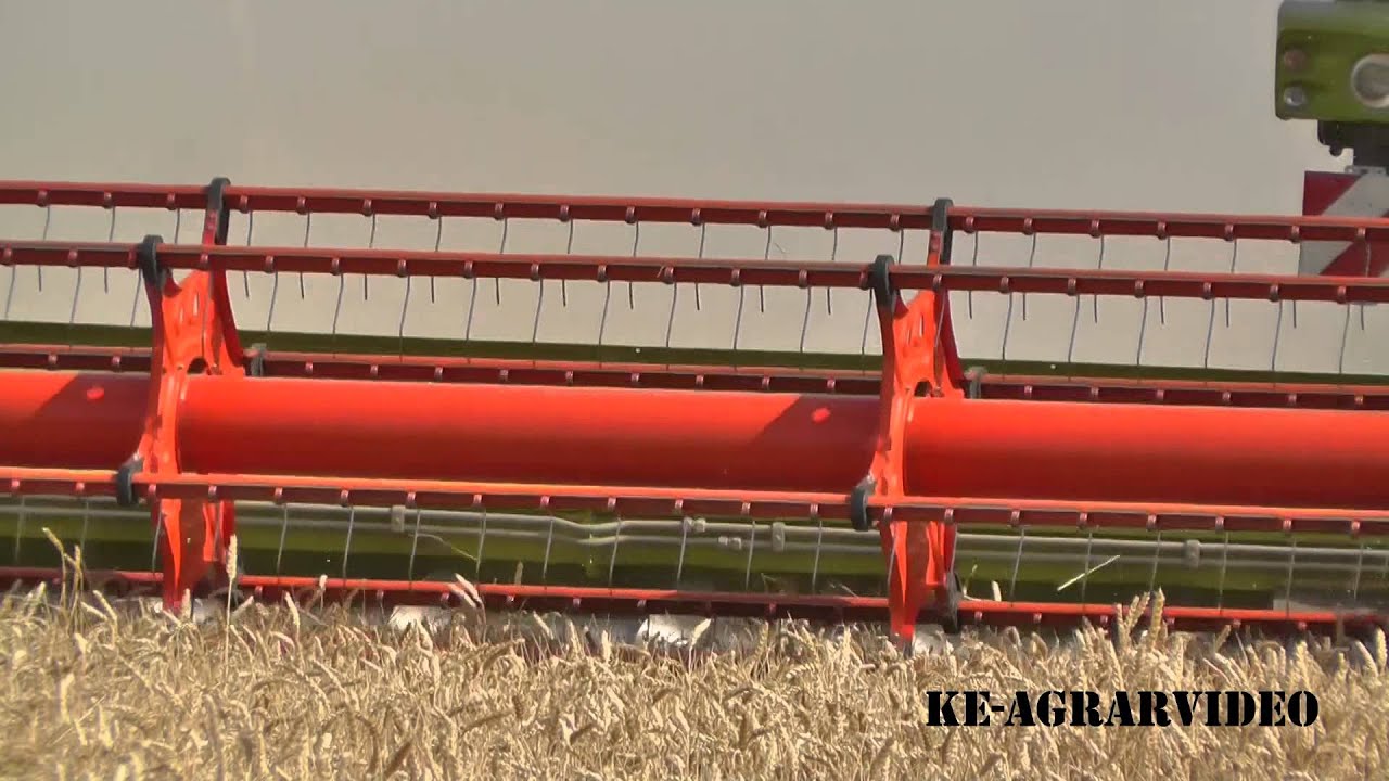 Claas Lexion 600 Terra Trac mit V1050 beim Weizen dreschen![HD+Sound]