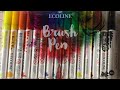 Ecoline Brush Pens Full Review and Swatch