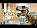 T Rex Morning Routine | Brush Teeth, Get Ready &amp; Start the Day!