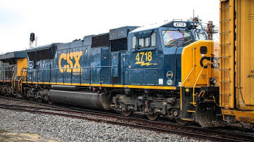 BRAND NEW FLARED MAC Trails on CSX M808 in Cordele, GA! | 3/5/2024