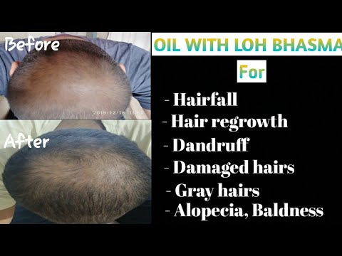 Oil With Loh Bhasma / Homemade Herbal Hair Oil / Anti Hairfall Oil - YouTube