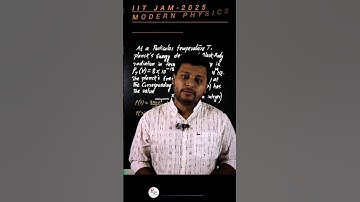 IIT JAM 2025 Solution || Modern Physics | Black Body Radiation #iitjam #gate #tifr #csirnet #jest