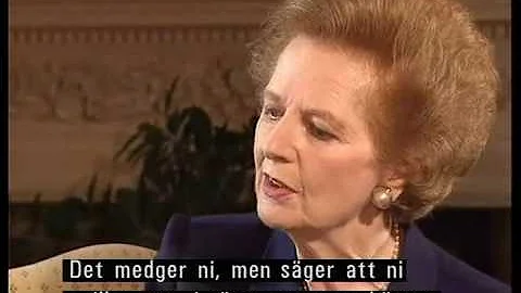 Stina mter Margaret Thatcher