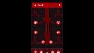 Go SMS Pro Klingon Revenge theme screenshot 3