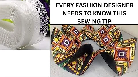 How to Sew Crinoline with lining properly | Structured Flounce