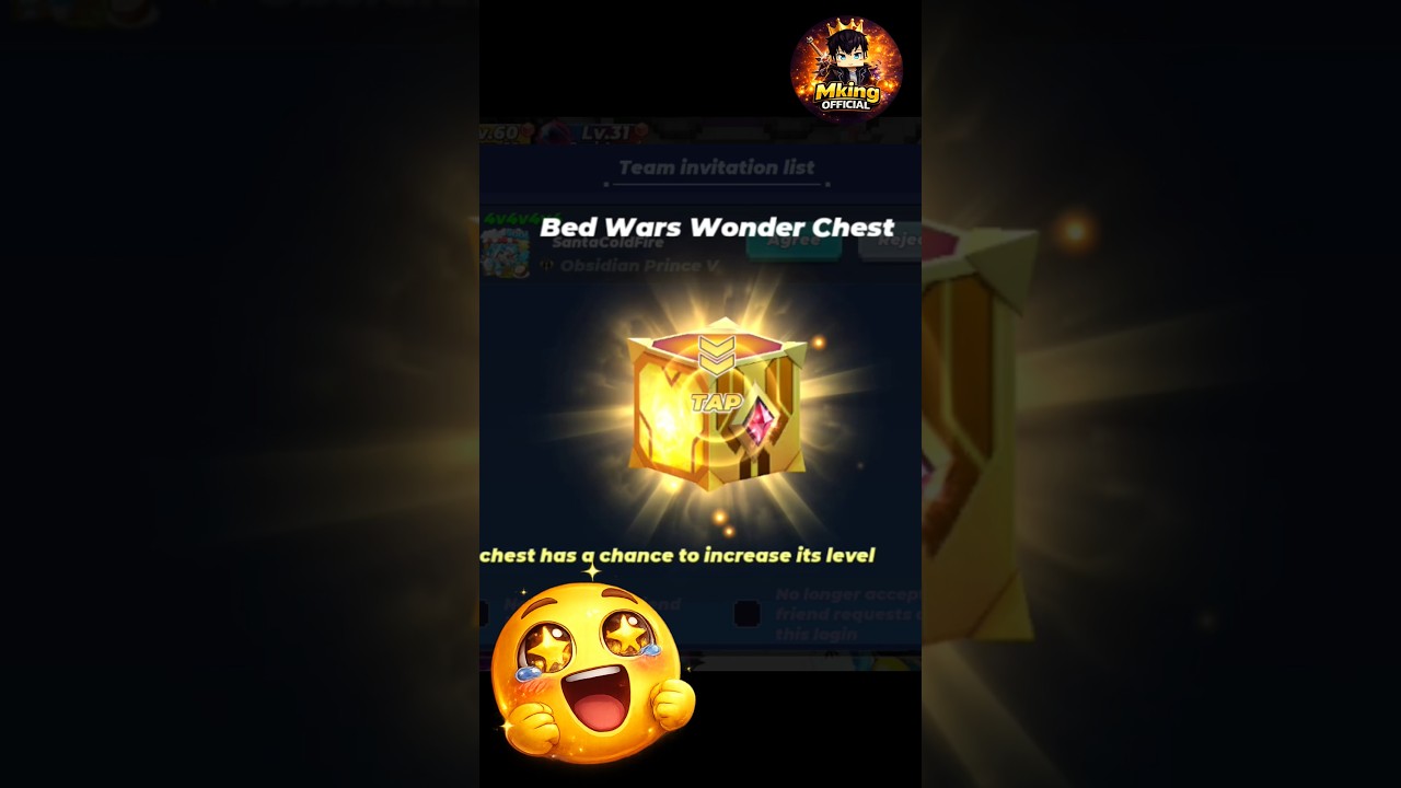 Golden Wonder Chest Opening 😱 | Bedwars Blockman Go