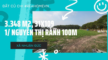 Đất, 31x109, 1/ Nguyễn Thị Rành, xã Nhuận Đức, giá 2.3tr/m2 - Chuyên Nhà Đất Củ Chi