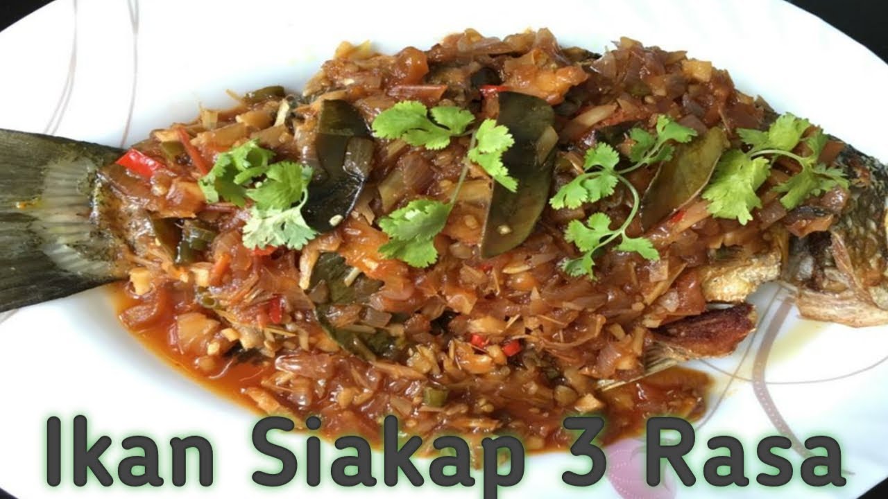 Ikan siakap 3 rasa sedap dan mudah disedia - YouTube