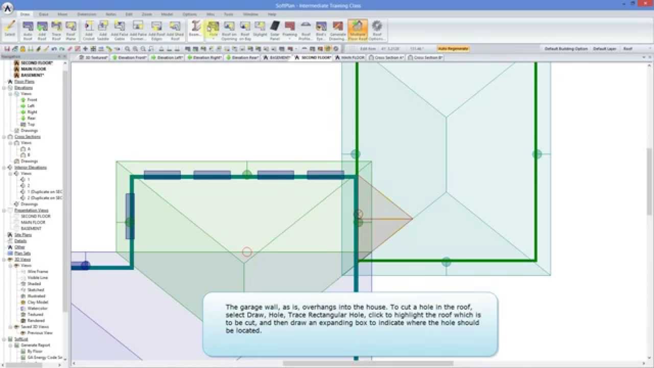 SoftPlan Intermediate Training DVD Sample Chapter Roofs YouTube
