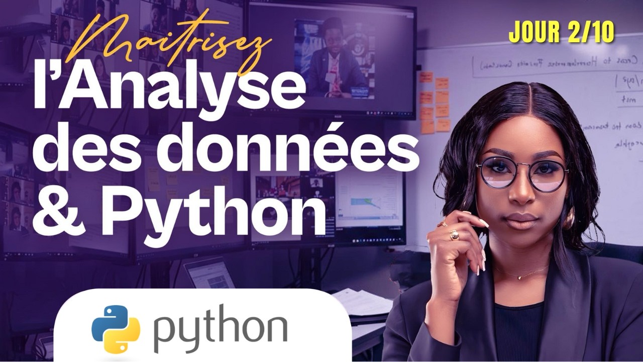 plongez dans l’analyse de données avec python.... Python Pour la Data - Jour 2/10 - YouTube