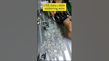 USB data cable soldering wire #automaticsolderingmachine #solderingmachine #soldering #automatic
