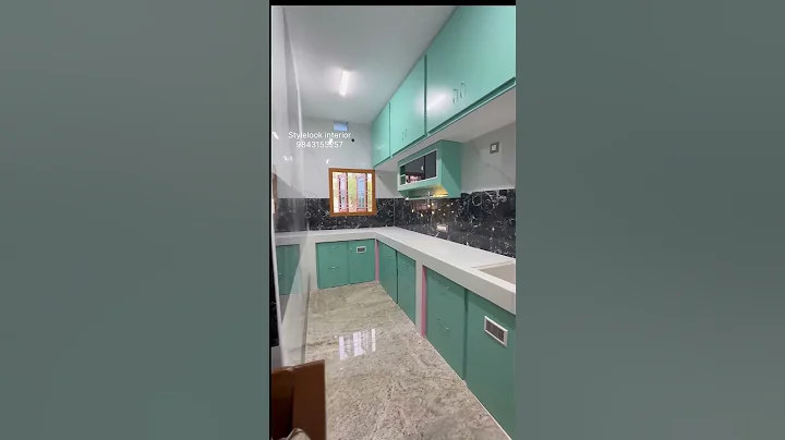 Upvc super heavy modular kitchen finished in Coimbatore #kitchen #shortsfeed#upvcprofile