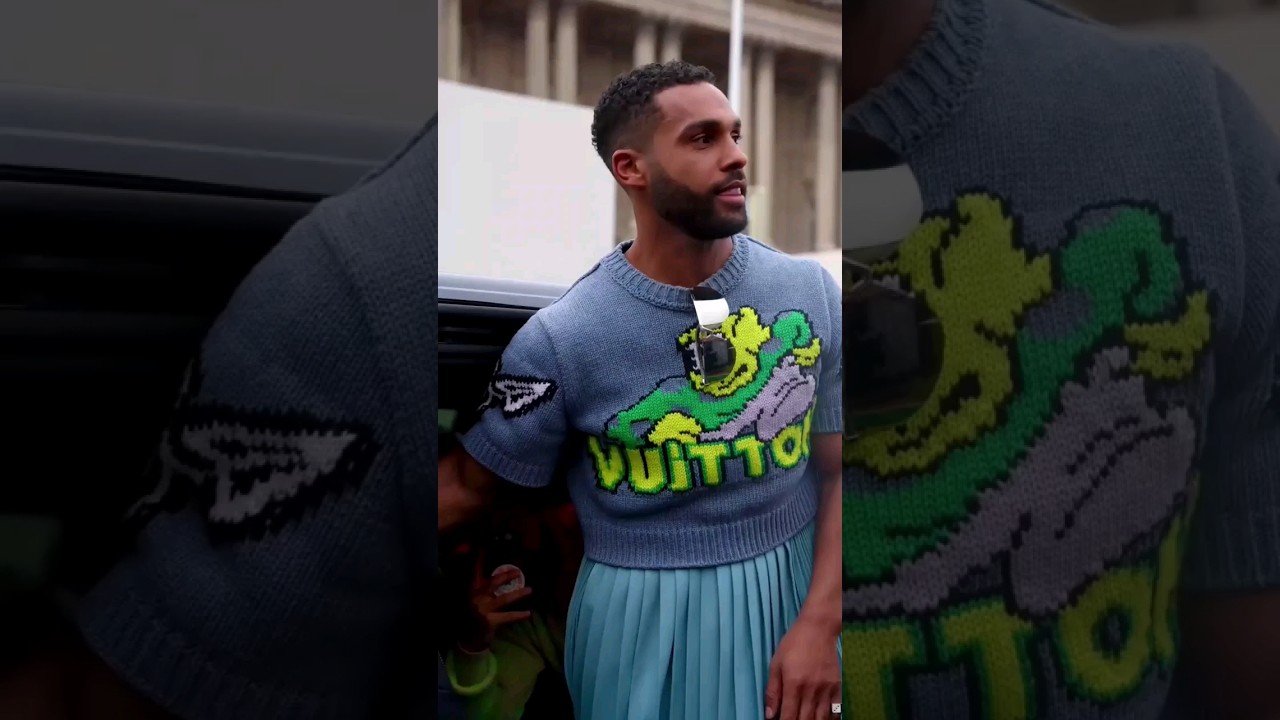 Celebrity Street Style At Louis Vuitton Men's Fw23 Fashion Show 