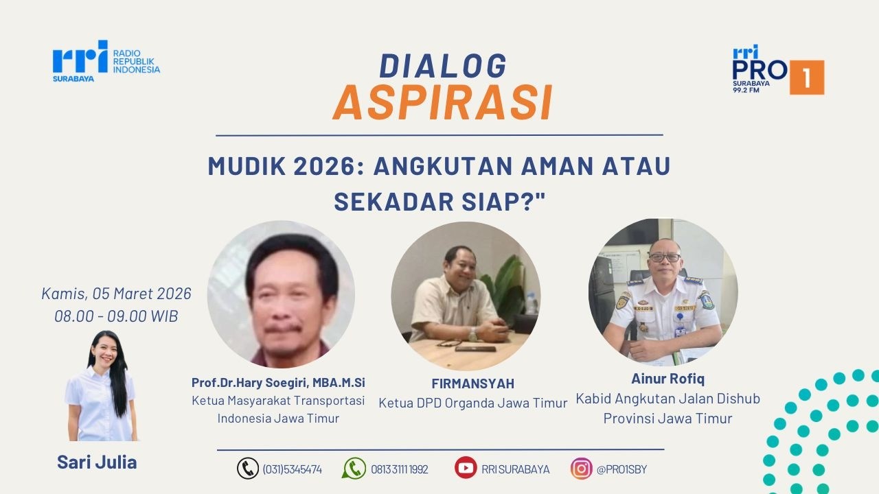 📌 Dialog Aspirasi || Mudik 2026: 