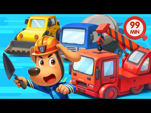 Construction Engineer | Safety Tips | Cartoons for Kids | Sheriff Labrador class=