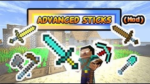 Minecraft PE- Advanced Sticks PE Mod- Official trailer