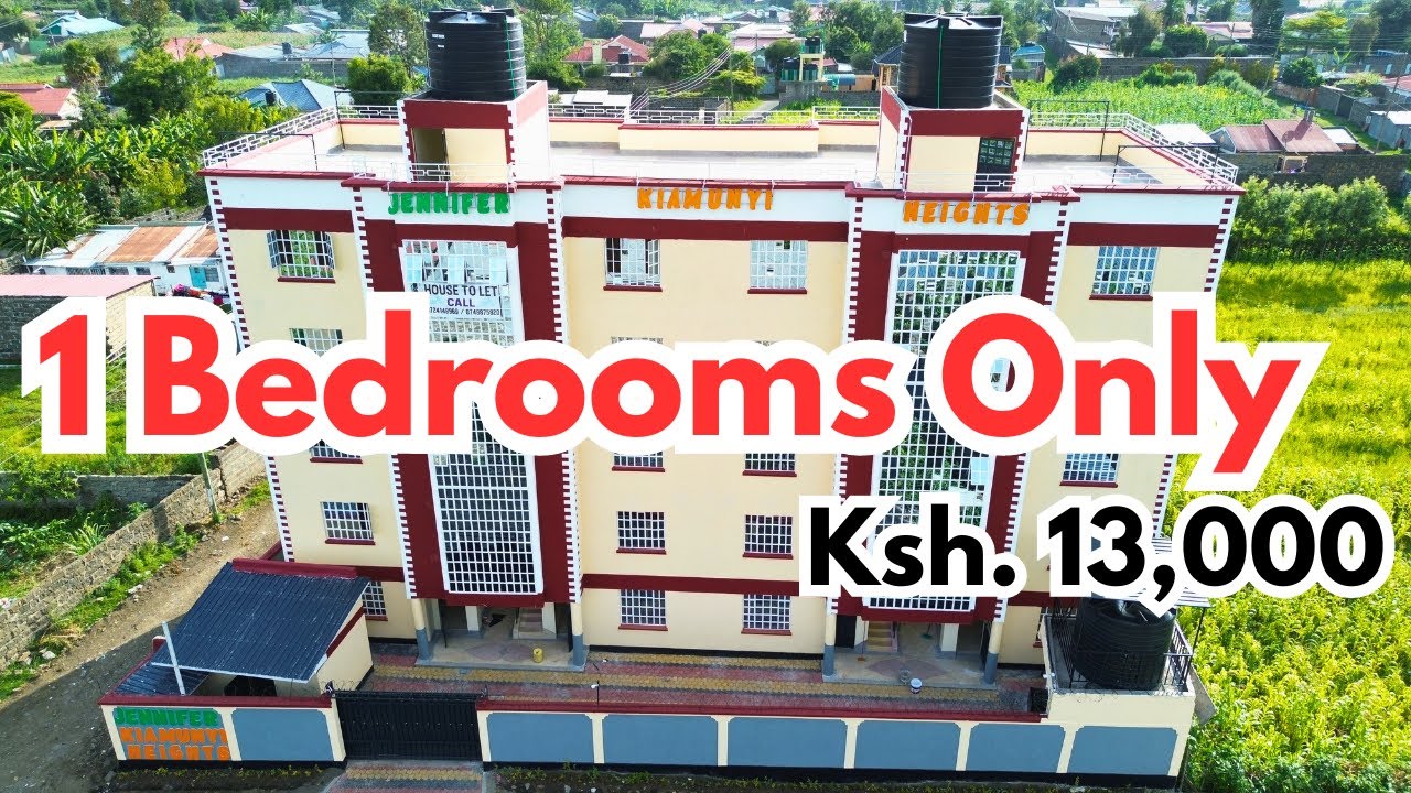 OMG! A Spacious and Affordable Modern 1 Bedroom Apartment in Kiamunyi, Nakuru