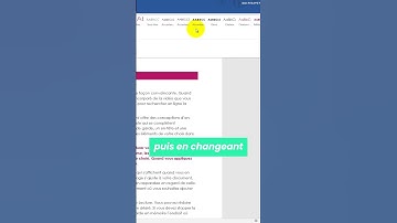 Mise en forme d’un document word