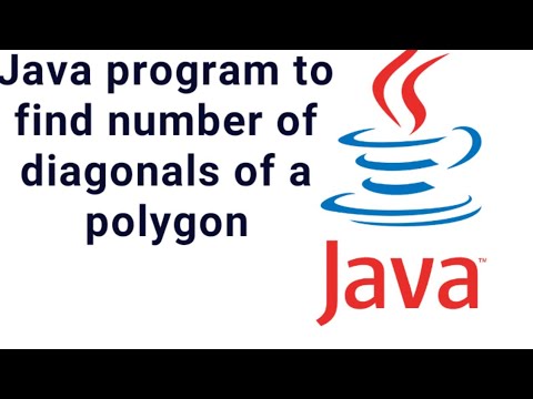 Java Program to find number of diagonals in a given polygon - YouTube