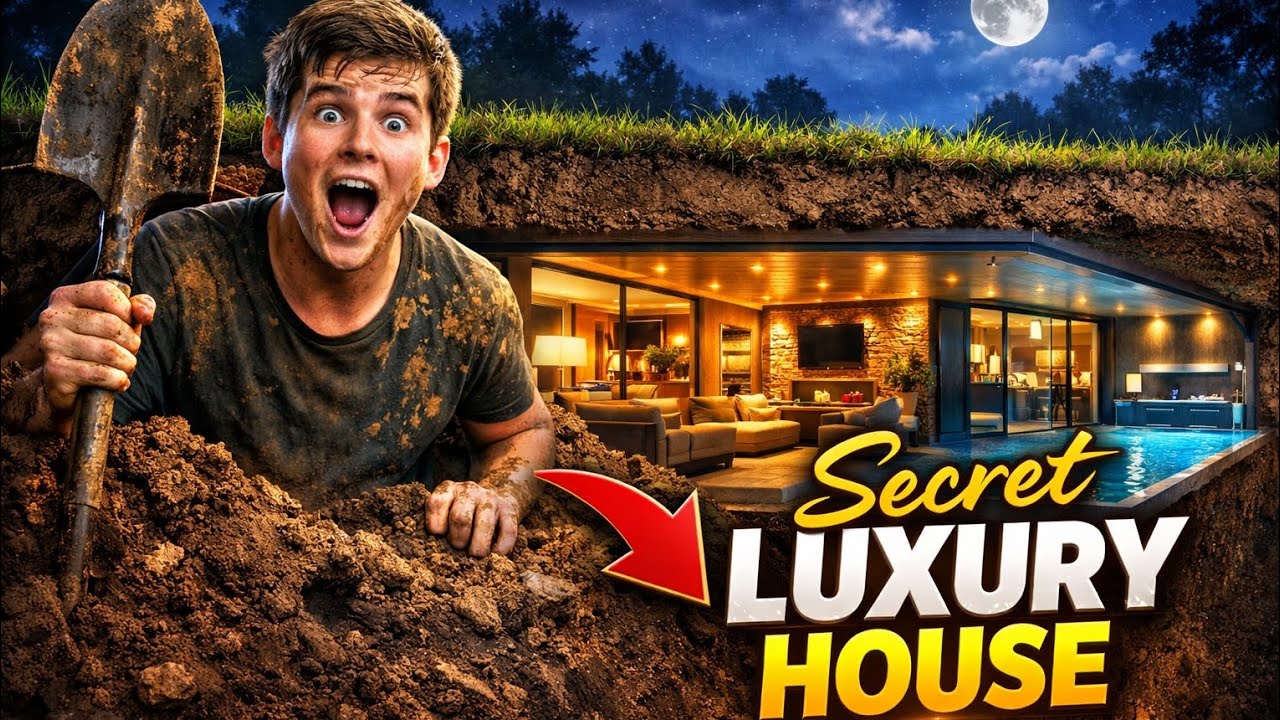 “I Built a Secret Underground Luxury House!” 