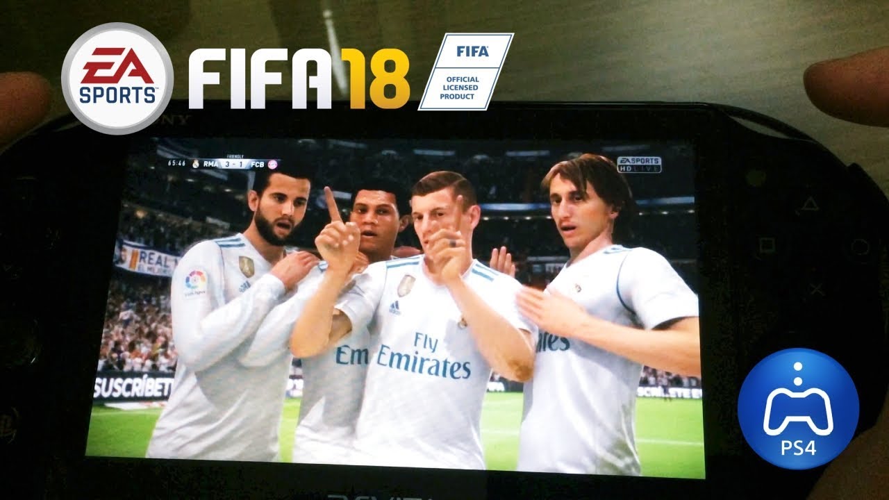 Fifa 18 Ps Vita Remote Play Gameplay Via Wifi Youtube