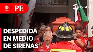 Último Adiós A Bombero Ángel Torres García Primera Edición Hoy