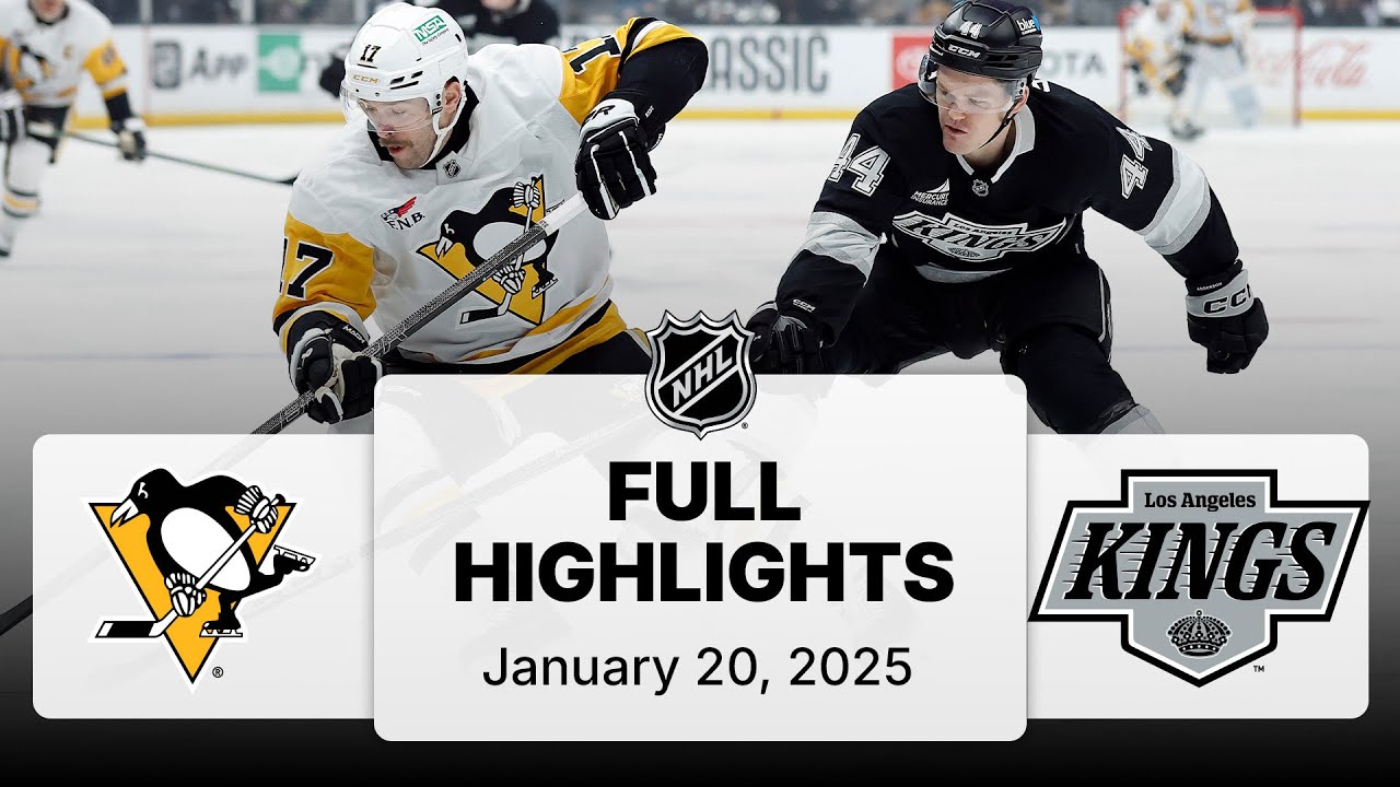 nhl-highlights-penguins-vs-kings-january-20-2025-youtube