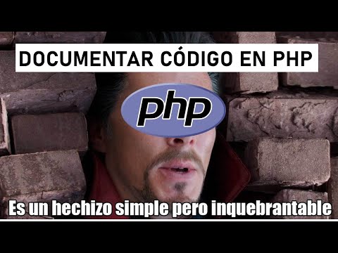 Documentar codigo en PHP