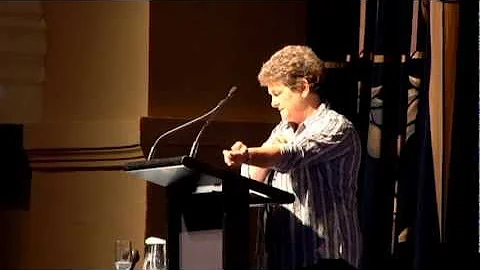 Mary Crooks' acknowlegement at 'Be the Hero' premi...