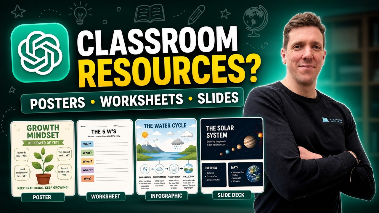 ⁣ChatGPT for Teachers: Create Classroom Resources and Slide Decks with AI