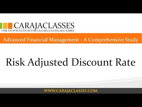 Video: Ano ang risk adjusted discount rate?