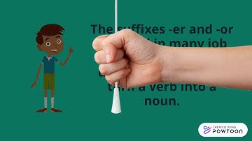 Suffixes -er and -or