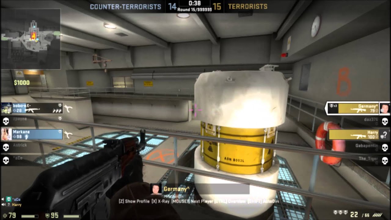 CS:GO ESEA 4k Yoshi/Germany^ "teammate fail"