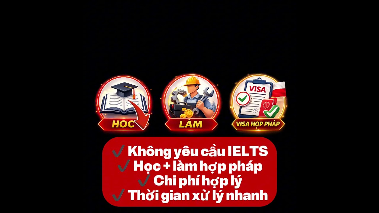 DU HỌC NGHỀ BA LAN CHỈ CẦN BẰNG THPT #visaduhoc #university #balan #chauau #duhocnghe #duhocngheduc