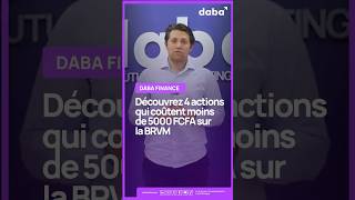 4 Actions À Moins De 5000 Fcfa Sur La Brvm