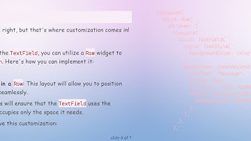 How to Add an Icon on the Right Side of a Flutter TextField